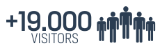 +19.000 visitors
